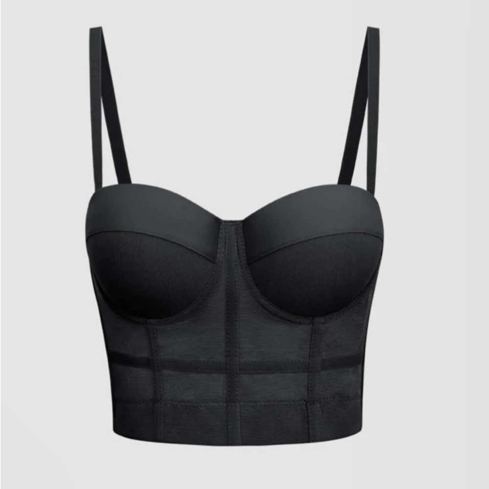 Mesh Underwire Bustier Top